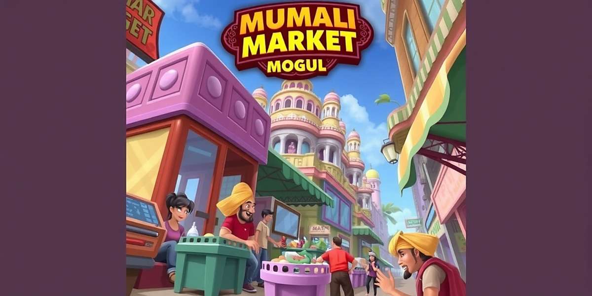 Mumbai Market Mogul - Trading Simulation Game Mumbai Market Mogul game cover showing a vibrant Mumbai market scene with traders and customers