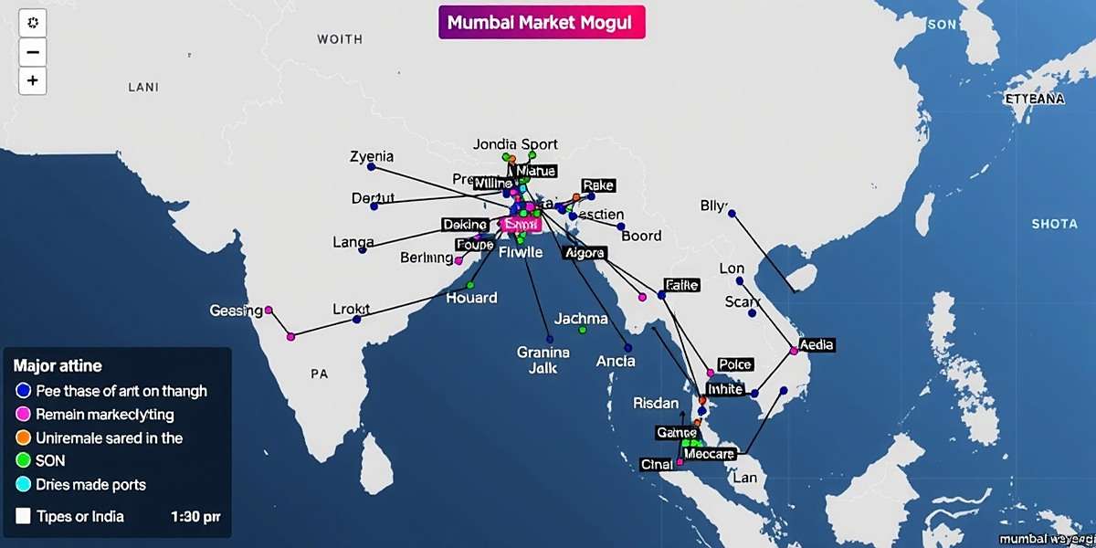 Mumbai Market Mogul Player Distribution Mumbai Market Mogul player distribution map showing the game's popularity across major Indian cities
