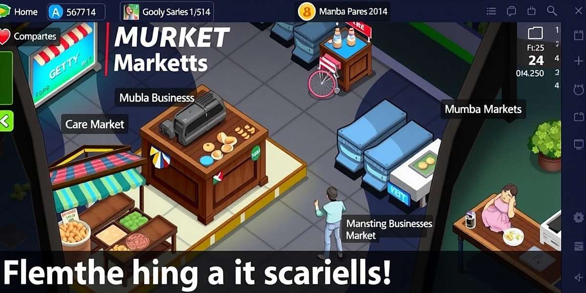 Mumbai Market Mogul Advanced Gameplay Mumbai Market Mogul advanced gameplay showing a player managing multiple businesses across different Mumbai markets